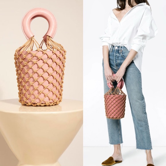 STAUD Handbags - Staud Moreau Leather Bucket Bag
